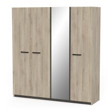 Drehtürenschrank >WATSON< in Kronberg Eiche - 178,1x191,5x51,4cm (BxHxT)
