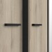 Drehtürenschrank >WATSON< in Kronberg Eiche - 178,1x191,5x51,4cm (BxHxT)