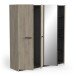Drehtürenschrank >WATSON< in Kronberg Eiche - 178,1x191,5x51,4cm (BxHxT)