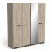 Drehtürenschrank >WATSON< in Kronberg Eiche - 178,1x191,5x51,4cm (BxHxT)