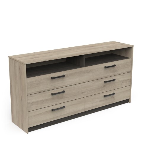 Sideboard >WATSON< in Kronberg Eiche - 162,7x81,1x39,5cm (BxHxT)