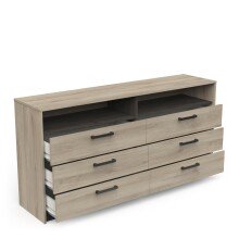 Sideboard >WATSON< in Kronberg Eiche - 162,7x81,1x39,5cm (BxHxT)