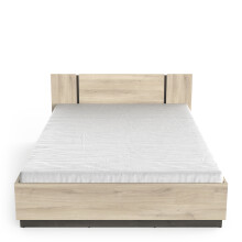 Bettgestell >WATSON< in Kronberg Eiche - 188.3x71,7x204.3 cm (BxHxT)