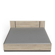 Bettgestell >WATSON< in Kronberg Eiche - 188.3x71,7x204.3 cm (BxHxT)