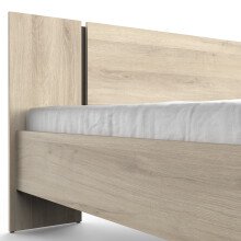 Bettgestell >WATSON< in Kronberg Eiche - 188.3x71,7x204.3 cm (BxHxT)