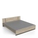 Bettgestell >WATSON< in Kronberg Eiche - 188.3x71,7x204.3 cm (BxHxT)