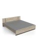 Bettgestell >WATSON< in Kronberg Eiche - 188.3x71,7x204.3 cm (BxHxT)