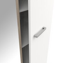 Drehtürenschrank >WATSON< in Matt weiß - 133,5x191,5x51,4cm (BxHxT)