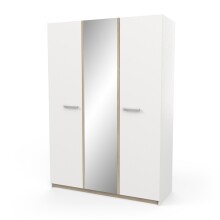 Drehtürenschrank >WATSON< in Matt weiß -...