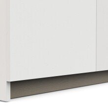 Drehtürenschrank >WATSON< in Matt weiß - 178,1x191,5x51,4cm (BxHxT)