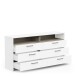 Sideboard >WATSON< in Matt weiß - 162,7x81,1x39,5cm (BxHxT)