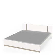 Bettgestell >WATSON< in Matt weiß -...