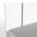 Bettgestell >WATSON< in Matt weiß - 204,3x71,7x188,3cm (BxHxT)