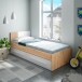 Jugendzimmer-Set >NOA< in Nodi-Eiche/Artik-Weiß - 196x77x92 (BxHxT)