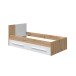 Jugendzimmer-Set >NOA< in Nodi-Eiche/Artik-Weiß - 196x77x92 (BxHxT)