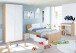Jugendzimmer-Set >NOA< in Nodi-Eiche/Artik-Weiß - 196x77x92 (BxHxT)