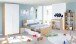 Jugendzimmer-Set >NOA< in Nodi-Eiche/Artik-Weiß - 196x77x92 (BxHxT)