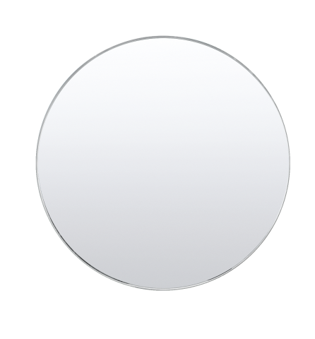 Wandspiegel >Chicago< in Silber, Aluminium / Spiegel - 2,2x80cm (TxD)