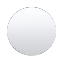 Wandspiegel >Chicago< in Silber, Aluminium /...