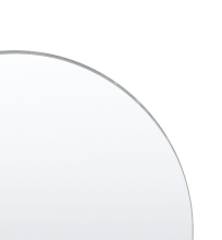 Wandspiegel >Chicago< in Silber, Aluminium /...