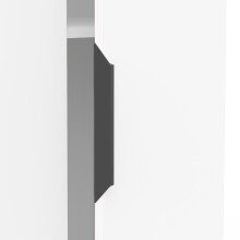 Mehrzweckschrank >CYRANO< in Matt weiß - 60,5x180x35cm (BxHxT)