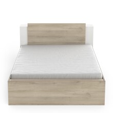 Stauraumbett >LIFE< in Kronberg Eiche - 227x87,7x144,7cm (BxHxT)