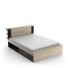 Stauraumbett >LIFE< in Kronberg Eiche - 227x87,7x144,7cm (BxHxT)