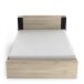 Stauraumbett >LIFE< in Kronberg Eiche - 227x87,7x144,7cm (BxHxT)