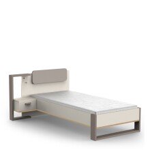 Bettanlage >CAMILLIA< (2-teilig) in Grau -...