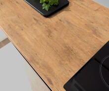 Singleküche >Jazz< in Schwarz matt - 160x212x60 (BxHxT)