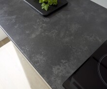 Singleküche >Jazz< in Weiß hochglanz - 160x212x60 (BxHxT)