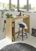 Bartisch >Seattle< in Eiche Artisan - 140x110x50...