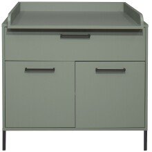 Wickelkommode >Ole< in pine green matt  -...