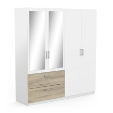 Kleiderschrank >READY2< in Matt weiß -...