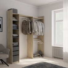 Kleiderschrank >SWING< in Kronberg Eiche -...