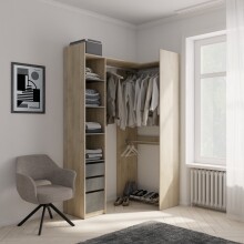Kleiderschrank >SWING< in Kronberg Eiche -...