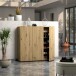 Schuhschrank >Glossy< in Artisan Eiche - 120x115x34cm (BxHxT)
