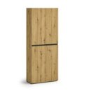 Schuhschrank >Glossy< in Artisan Eiche -...