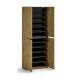 Schuhschrank >Glossy< in Artisan Eiche - 80x200x34cm (BxHxT)