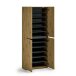 Schuhschrank >Glossy< in Artisan Eiche - 80x200x34cm (BxHxT)
