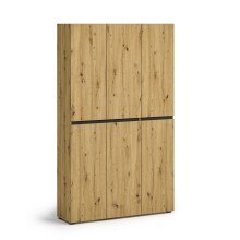 Schuhschrank >Glossy< in Artisan Eiche -...
