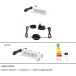 Schrankleuchte >BARLET< in Kaltweiss, Kaltweiss - 2,2x6x1,1x2,2cm (LxBxHxT)