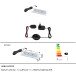 Schrankleuchte >BARLET< in Kaltweiss, Kaltweiss - 2,2x6x1,1x2,2cm (LxBxHxT)