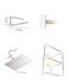 Wandleuchte >BARLET< in Kaltweiss, Kaltweiss - 2,2x6x1,1x2,2cm (LxBxHxT)