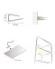 LED Wandleuchte >BARLET< in Kaltweiss, Kaltweiss - 6x1,1x2,2cm (BxHxT)