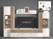 LED Wandleuchte >BARLET< in Kaltweiss, Kaltweiss - 6x1,1x2,2cm (BxHxT)