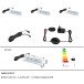 LED Wandleuchte >BARLET< in Kaltweiss, Kaltweiss - 6x1,1x2,2cm (BxHxT)