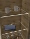 LED Wandleuchte >BARLET< in Kaltweiss, Kaltweiss - 2,2x6x1,1x2,2cm (LxBxHxT)