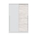 Schwebetürenschrank >TOP< in Artik-Weiß/Velho-Weiß - 120x200x50 (BxHxT)