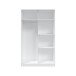 Schwebetürenschrank >TOP< in Artik-Weiß/Velho-Weiß - 120x200x50 (BxHxT)